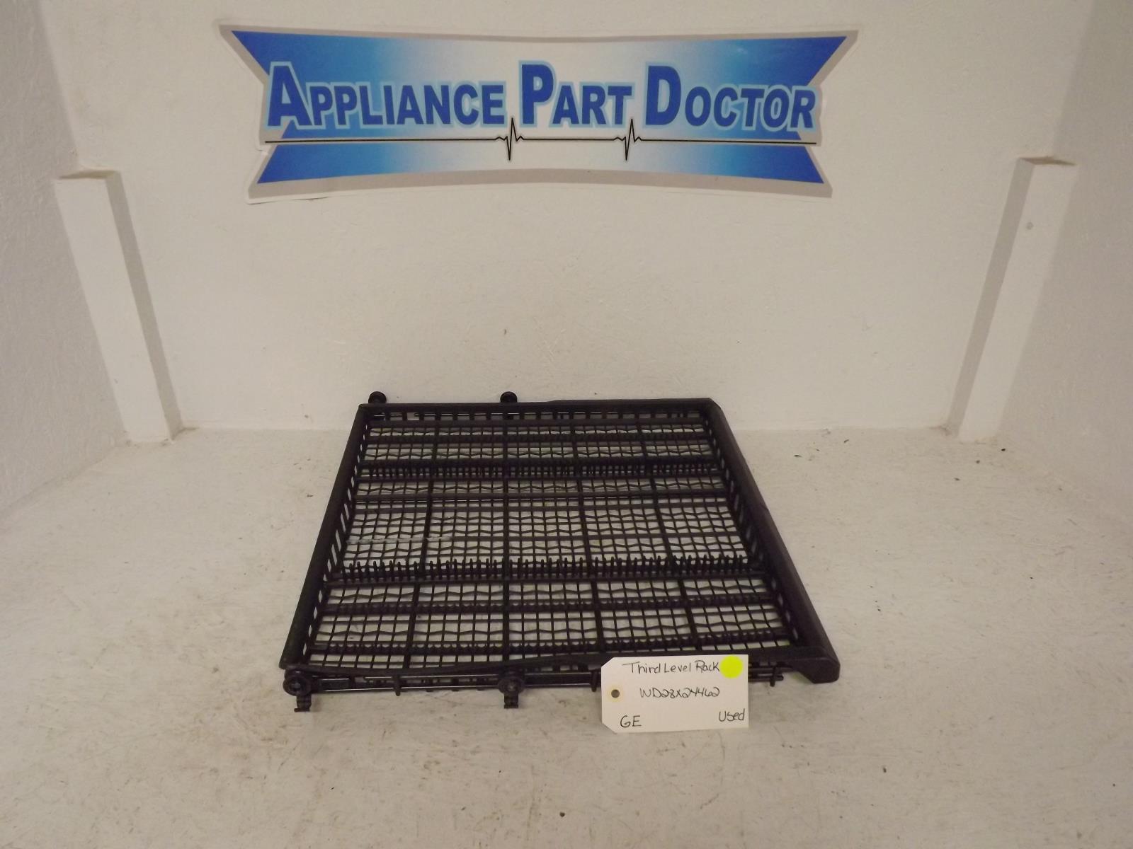 GE Dishwasher WD28X24462 Third Level Rack Used GE Dishwasher WD28X24462 Third Level Rack Used